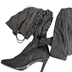 Chic Black Over the Knee Boots